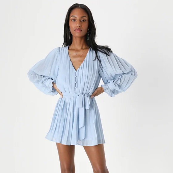 Lulus Pants - Lulus Blue Romper